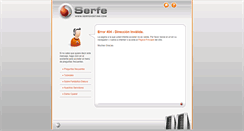 Desktop Screenshot of dev.serfe.com