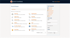 Desktop Screenshot of frontdesk.serfe.com
